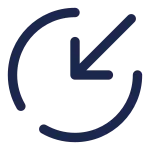 Circle Top Down SVG Icon